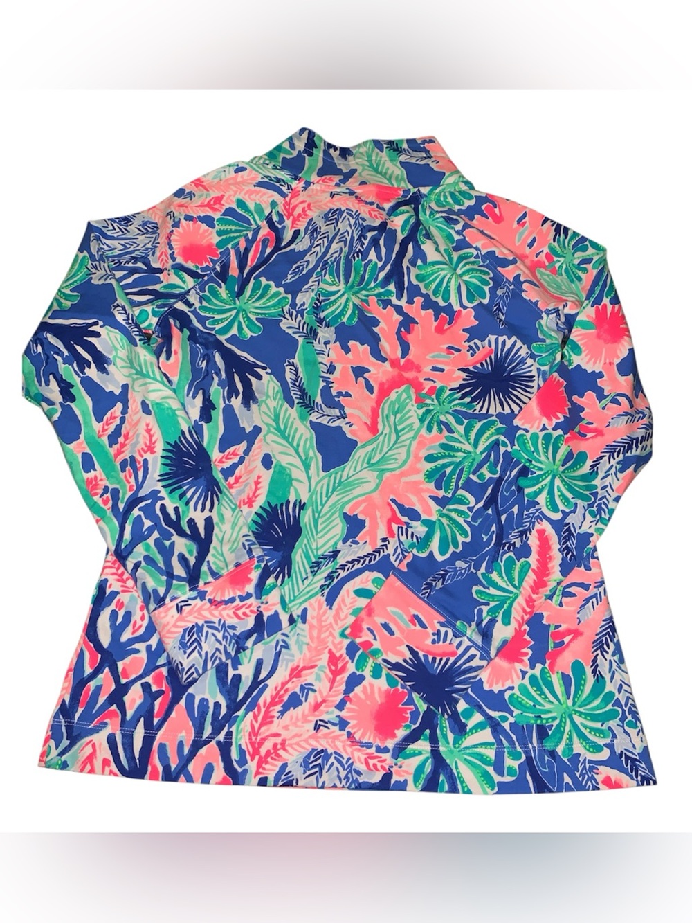 Lilly Pulitzer Captain Popover Long Sleeve Blouse size Small